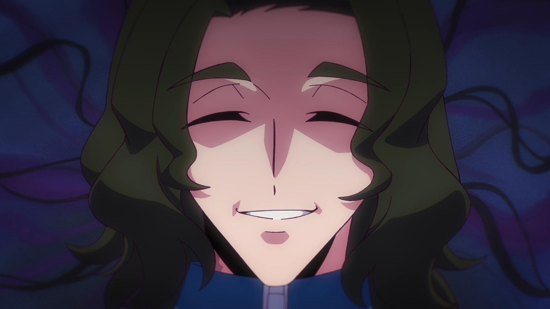 笑顔で語るキャラクター