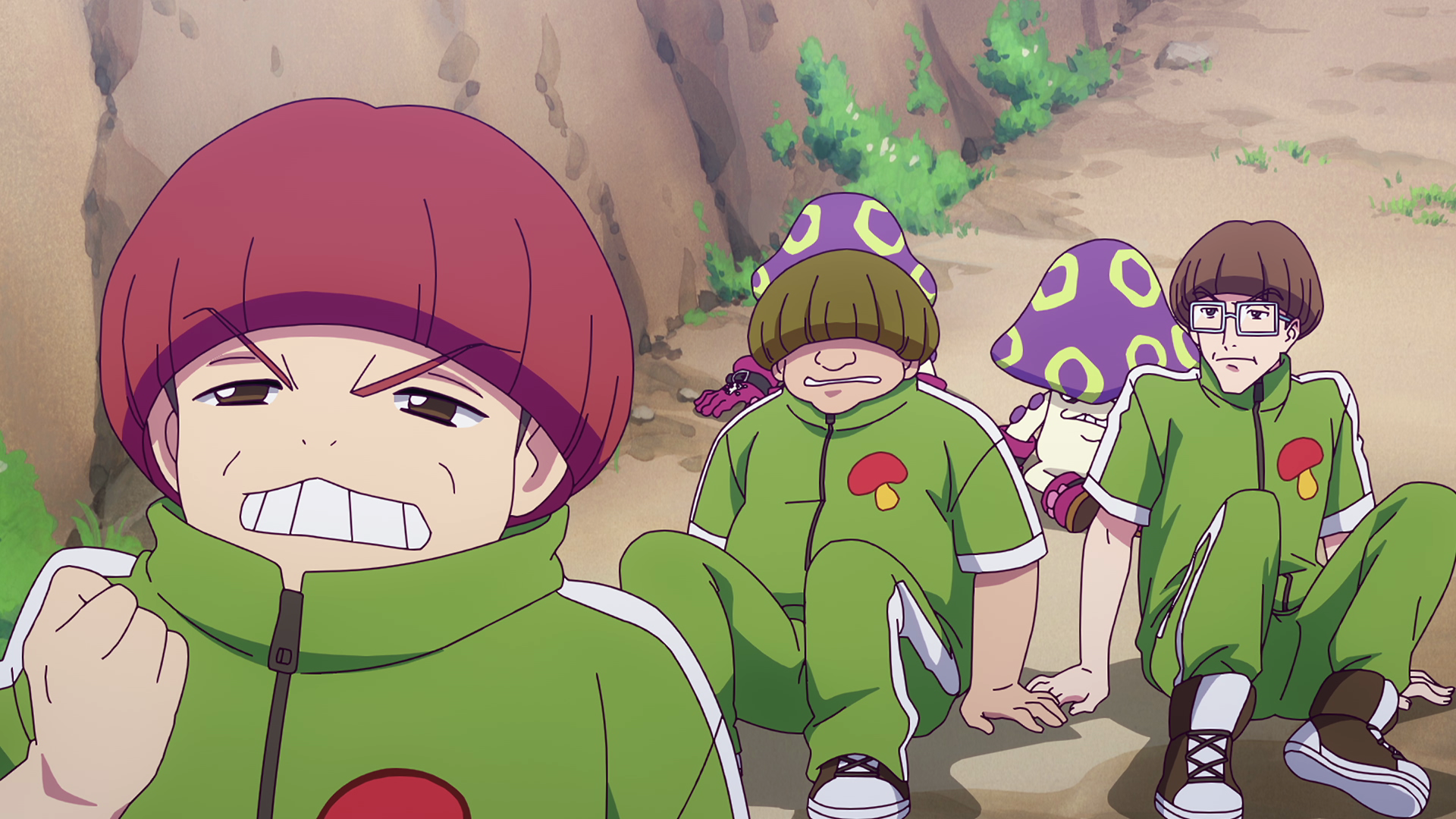 困難に挑むチームの若者たち