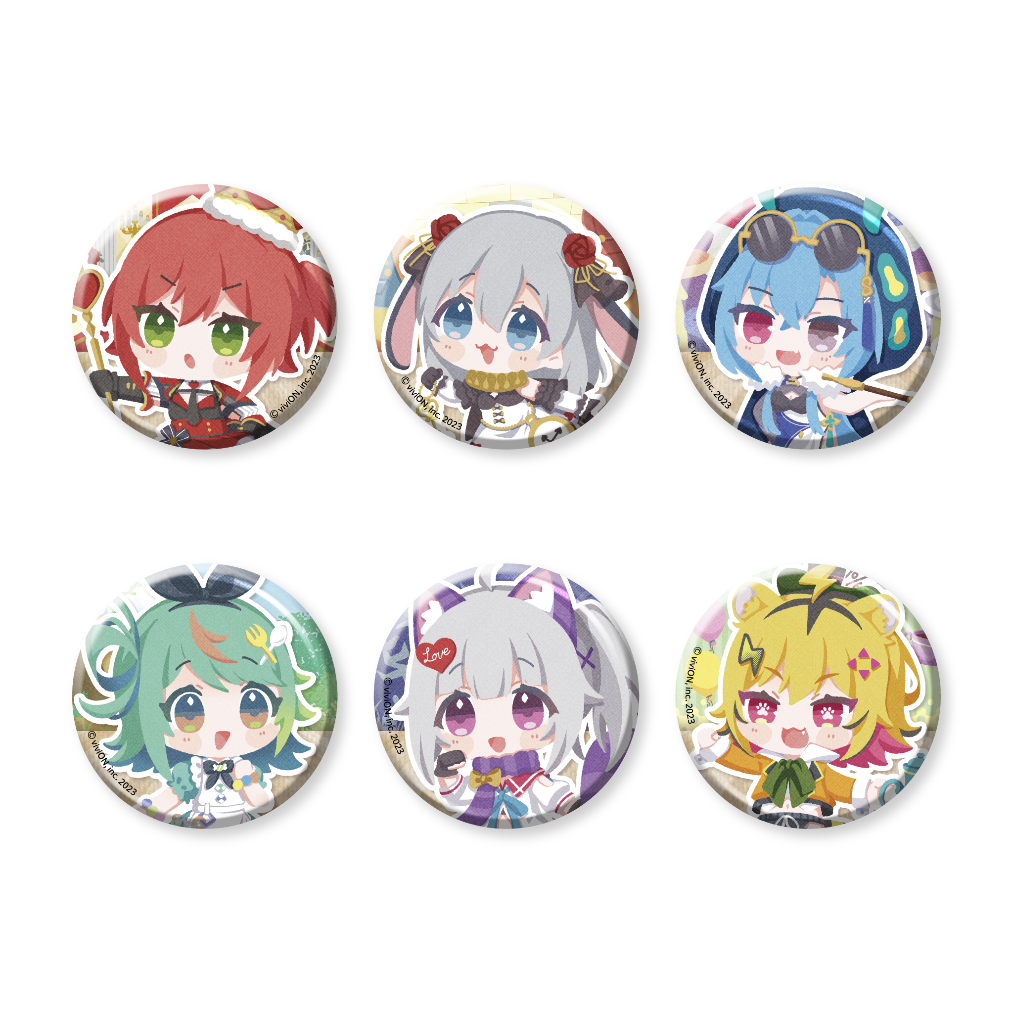 キャラクターのカンバッジ