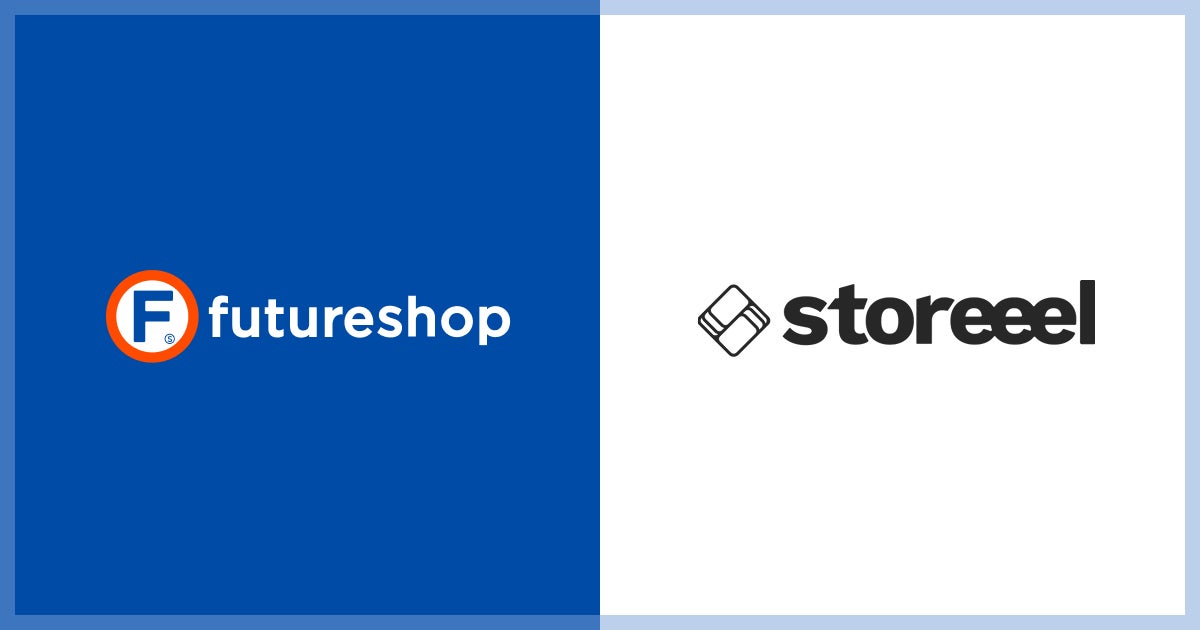 futureshopとstoreeelのロゴ連携イメージ