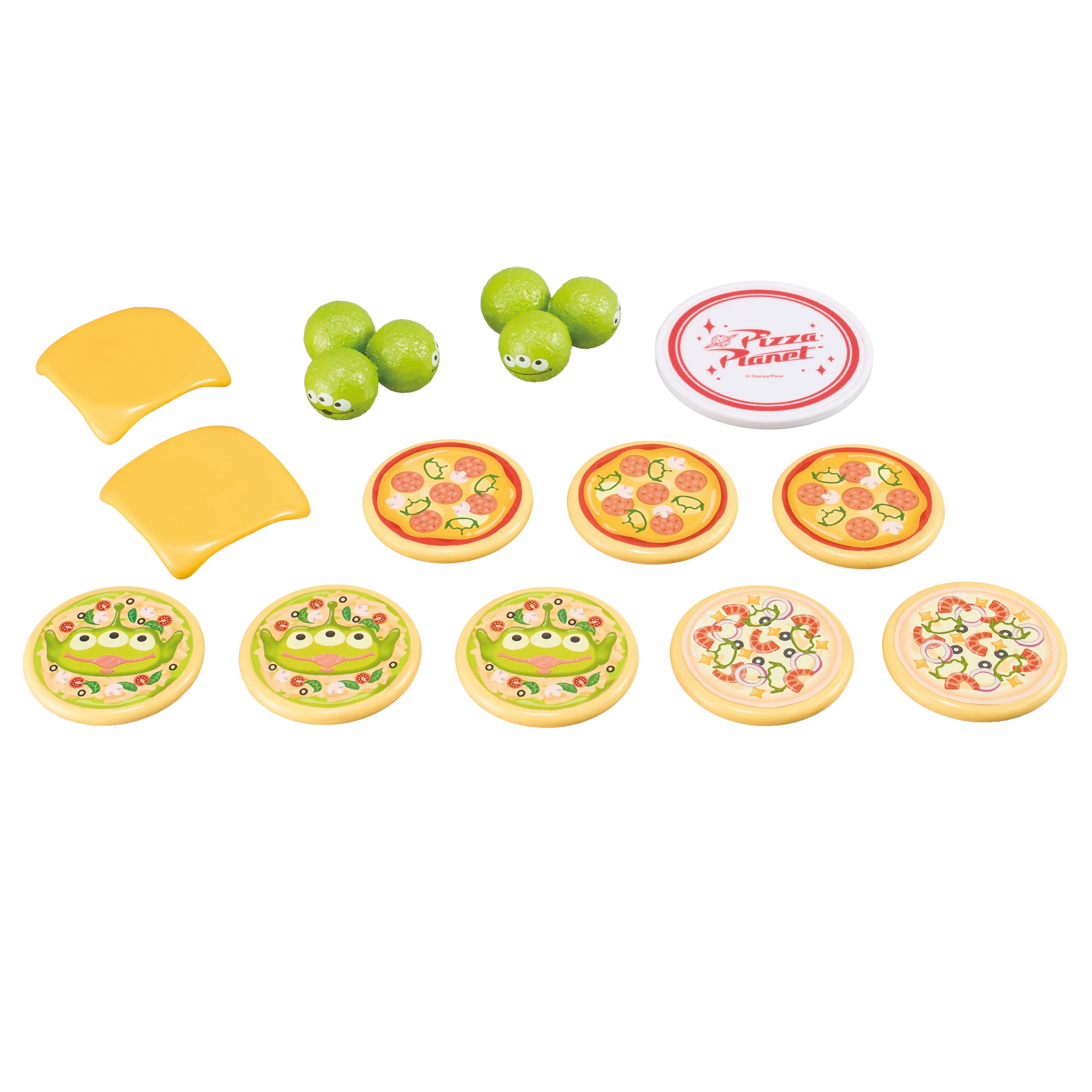 ピザタワーゲームの全パーツ一覧