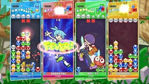 ぷよぷよゲームプレイ中の画面表示