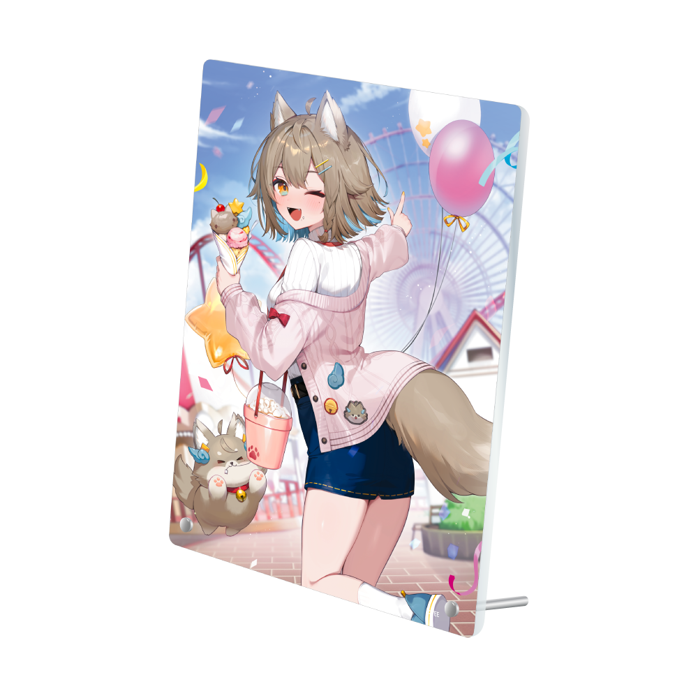 アクリルスタンドの雨庭やえ