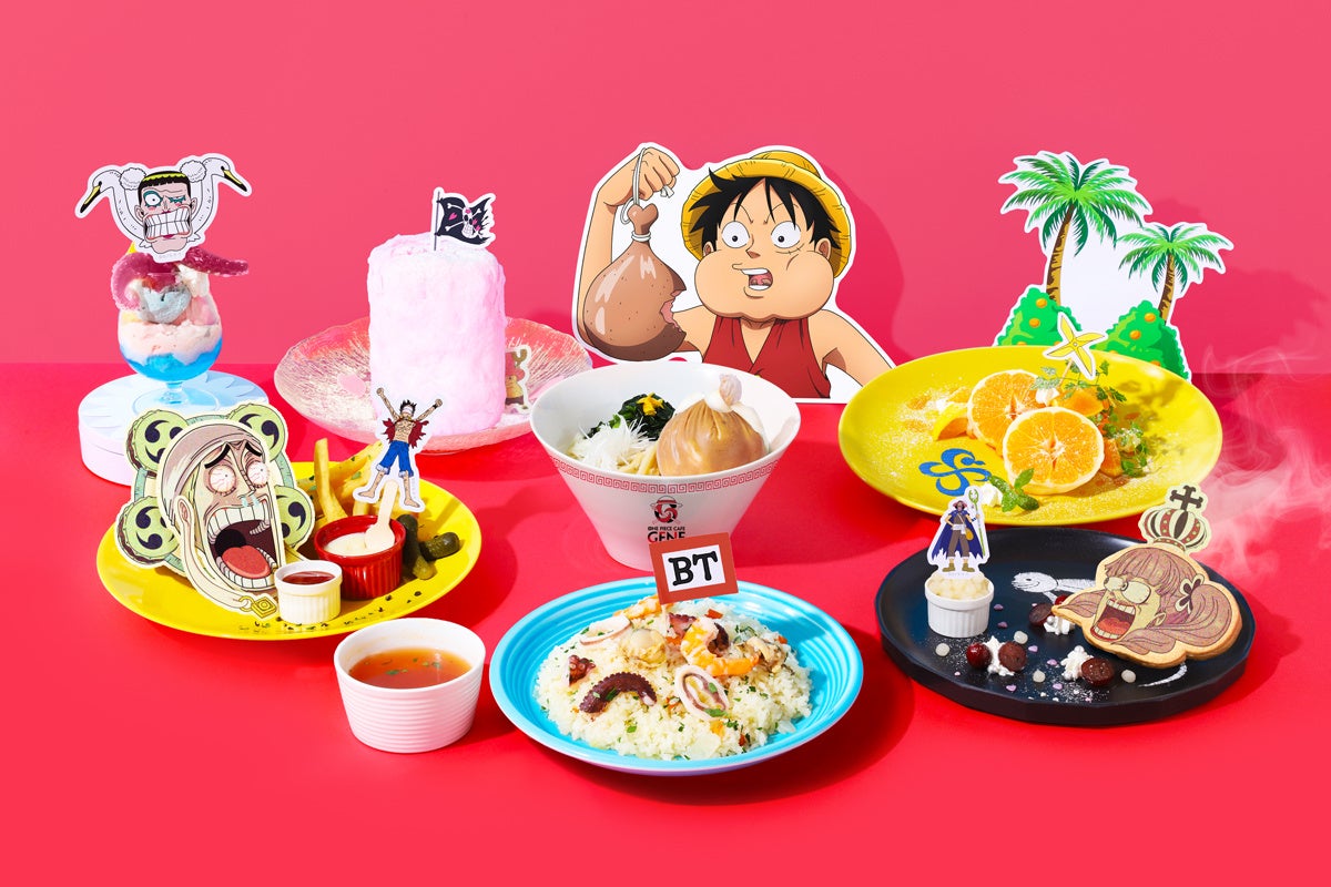 名シーン再現のカラフルな料理