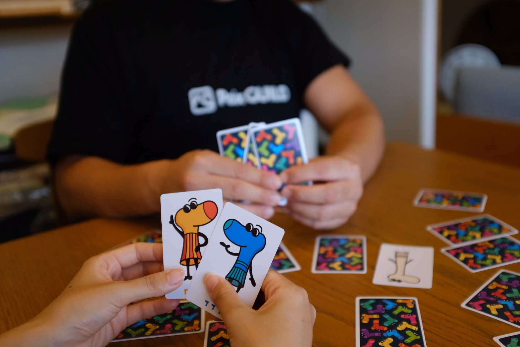 OH!MY SOCKSを楽しむプレイヤー