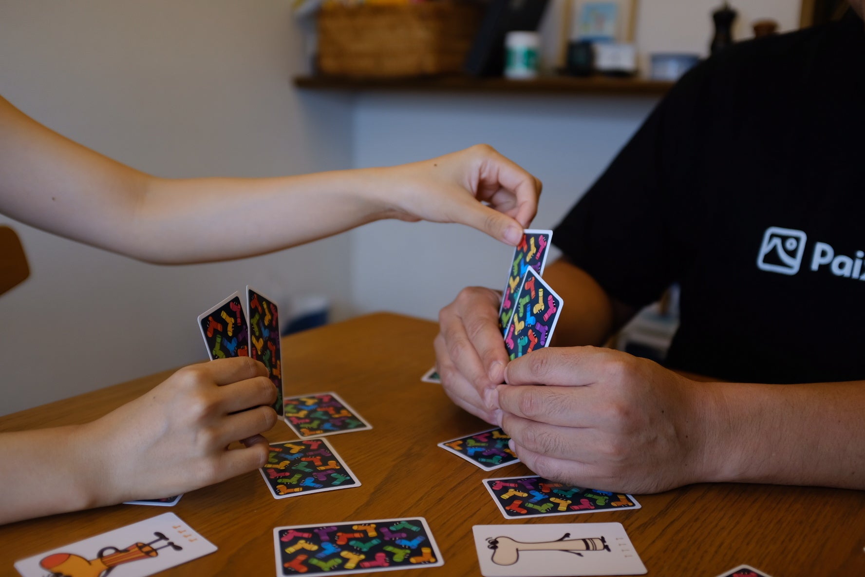 OH!MY SOCKSカードを選ぶ手