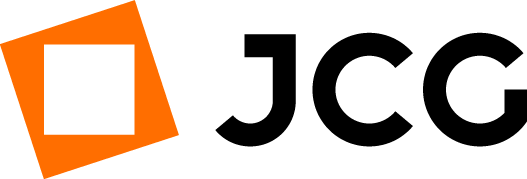 オレンジの正方形ロゴ