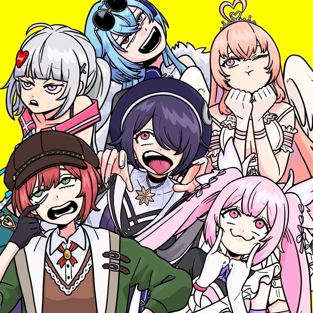 あおぎり高校VTuberキャラクター集合